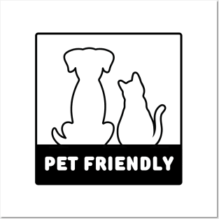 Pet Friendly Notice For Your Store Posters and Art